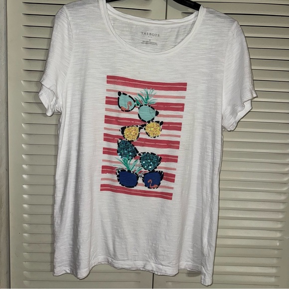 Talbots graphic tee M‎ - Picture 1 of 5